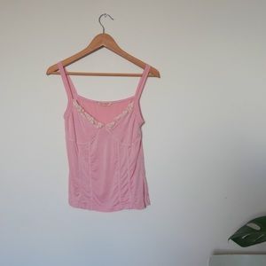 Pink tank top